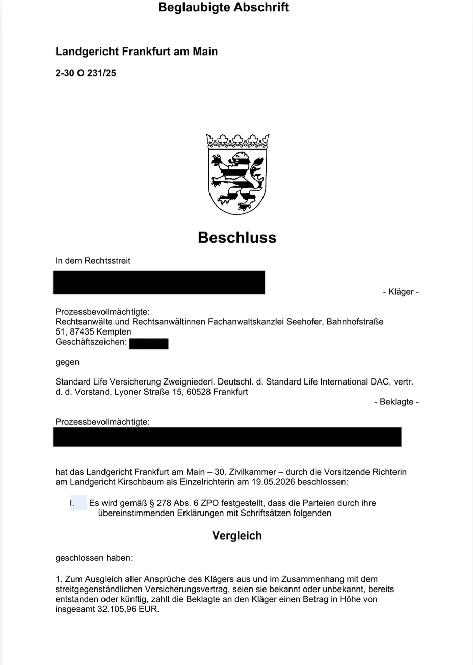 Gerichtsurteil Seite 1