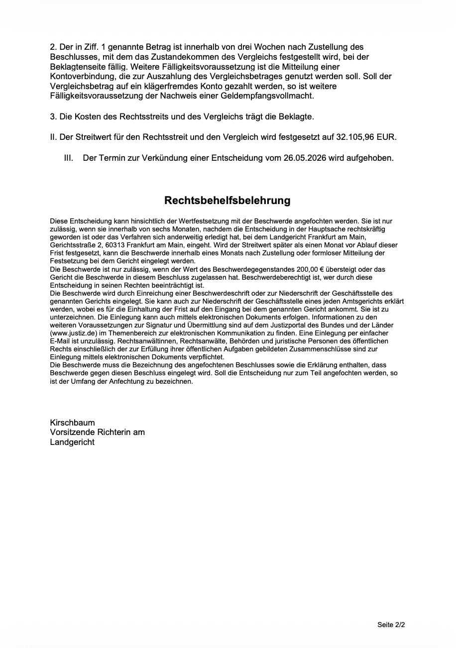 Gerichtsurteil Seite 2